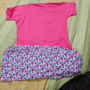 Pink Hard Rock Pajama Set