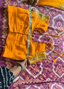 Heavy Yellow Saree