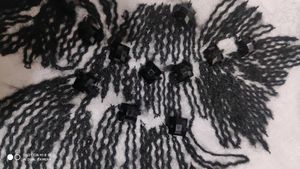 chic black &amp; white top