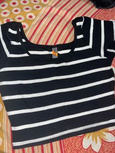 Striped Crop Top