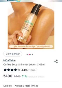 Mcaffeine Body Shimmer ✨❤️