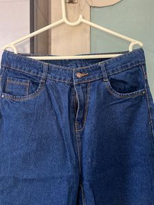 Wide Leg Denim Jeans