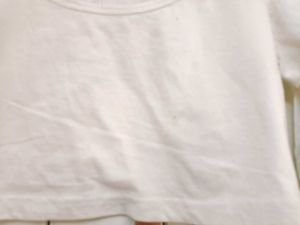 Blazze White Crop Top