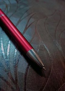 Red Pen with Stylus