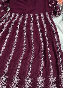 Anarkali Chickenkari Kurti