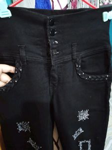 Jeans Hai  And Top SilkPeated XXL Ha