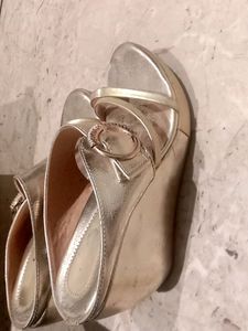 Golden Wedding Wear Sandals