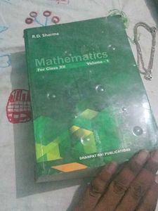 R.D. Sharma Mathematics Class XII Vol-2