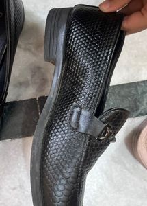 Rosso Brunello Black Loafers With box