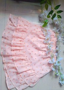 Girls Summer wear Skirt With Floral Wavy Design.