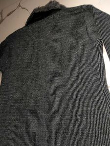 winter grey cardigan