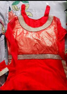 Beautiful Partuly Anarkali Gown Dress