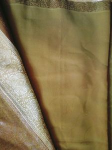 New Olive Green Saree