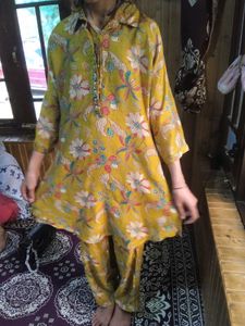 Floral Print Caurt Set For 10 To 14 Year Old Girls