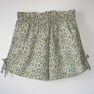 Floral Print Mini Skirt