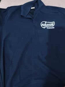Navy Blue Polo Shirt with Logo