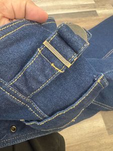 Denim Button-Down Midi Skirt