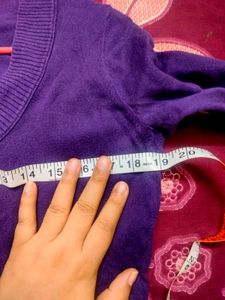 Purple Knit Sweater
