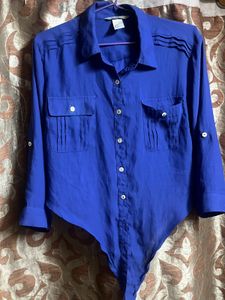 Blue Button-Down Shirt