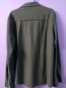 Zudio winter Olive Green Shirt