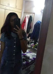Denim Button-Down Dress