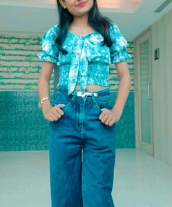 Blue Bubble Top