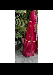 Rose Colour Lehanga