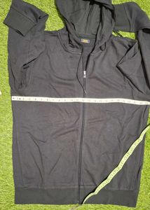 Navy Blue Zip-Up Hoodie