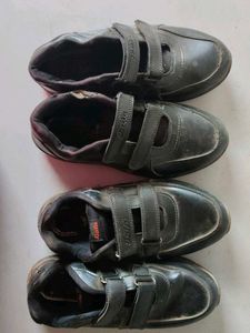 Bata Black Casual Shoes (combo of 2)
