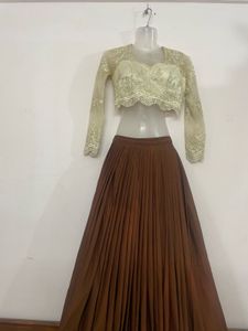 SATIN LEHENGA CHOLI