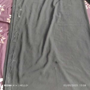Black Abaya Dupatta