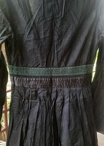 Black V-Neck Dress
