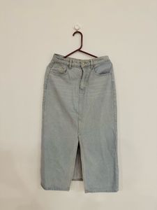 Denim Midi Skirt