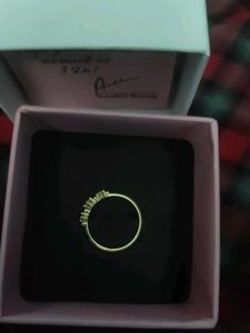 Golden Precious Moment Ring