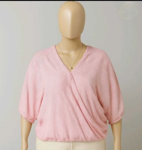 H&M Pink Striped Top
