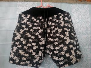 Puzzle Print Lounge Shorts