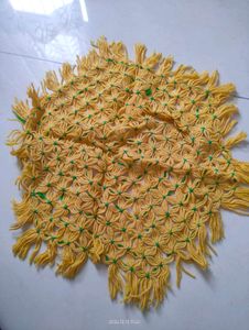 Small Table Woolen Handmade Mat