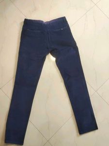 Navy Blue Casual Pants