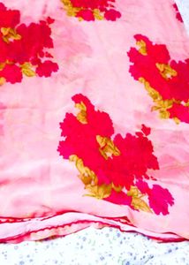 Elegant Floral Saree