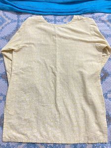 Vintage Yellow Tunic Top