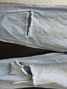 Ripped Light Wash Jeans