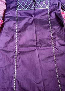 Elegant Purple Kurta Set