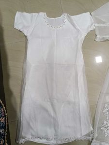 White Embroidered Kurta Set