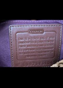 coach patch work bag