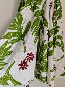 Vintage A-line Floral Print Dress
