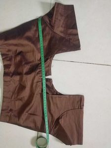 poly silk material Blouse
