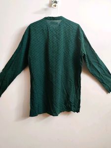 ethinc green kurta for men