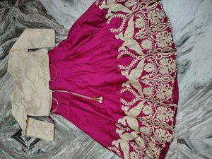 Applique Work Lehenga