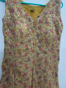 Beautiful Mustard Sharara Set