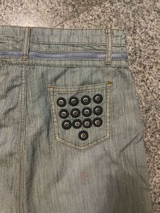 Y2K One Of A Kind Maxi Denim Skirt